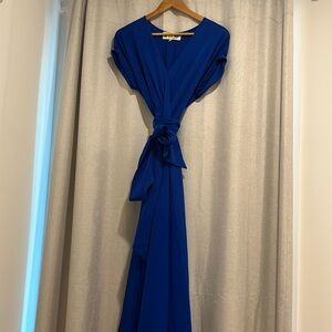 Meghan Los Angeles Blue Midi Dress